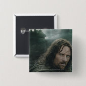 Badge Carré 5 Cm Aragorn et Ringwraiths (Devant & derrière)