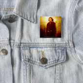 Badge Carré 5 Cm Aragorn Glowing (En situation)