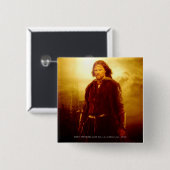 Badge Carré 5 Cm Aragorn Glowing (Devant & derrière)