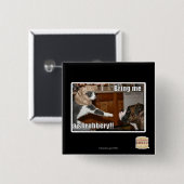 Badge Carré 5 Cm Arbre (Devant & derrière)