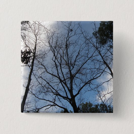 Badge Carré 5 Cm Arbre (Devant)