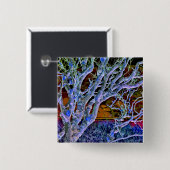 BADGE CARRÉ 5 CM ARBRES (Devant & derrière)