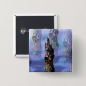 BADGE CARRÉ 5 CM ARBRES (Devant & derrière)