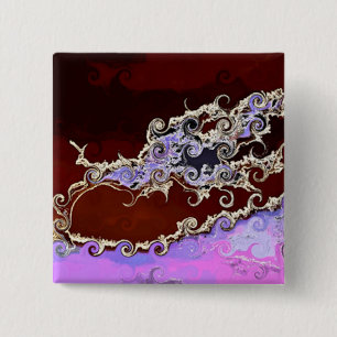 BADGE CARRÉ 5 CM ARBRES