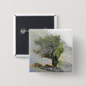 BADGE CARRÉ 5 CM ARBRES (Devant & derrière)