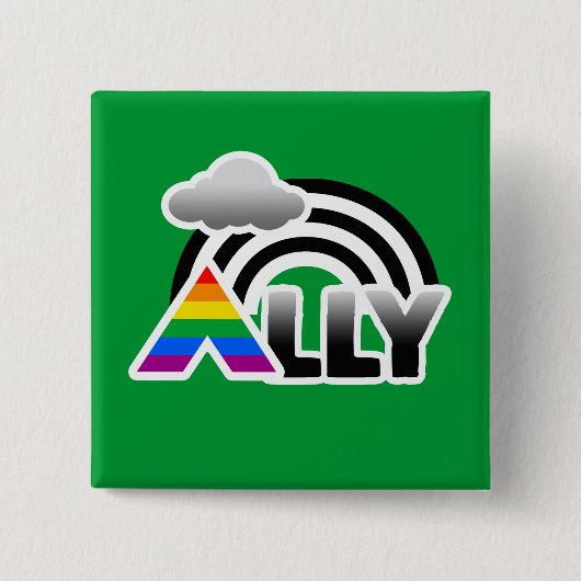 BADGE CARRÉ 5 CM ARC-EN-CIEL D'ALLIÉ - .PNG (Devant)