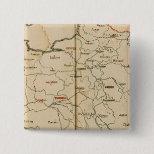 Badge Carré 5 Cm Archevechez, Evechez, France 2