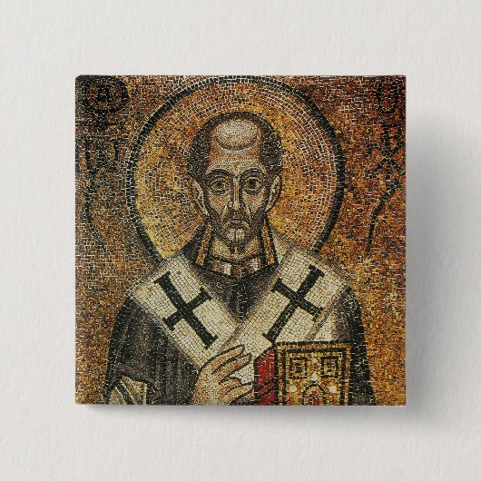 Badge Carré 5 Cm Archevêque de Constantinople (Devant)