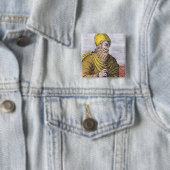 Badge Carré 5 Cm Archimède (En situation)