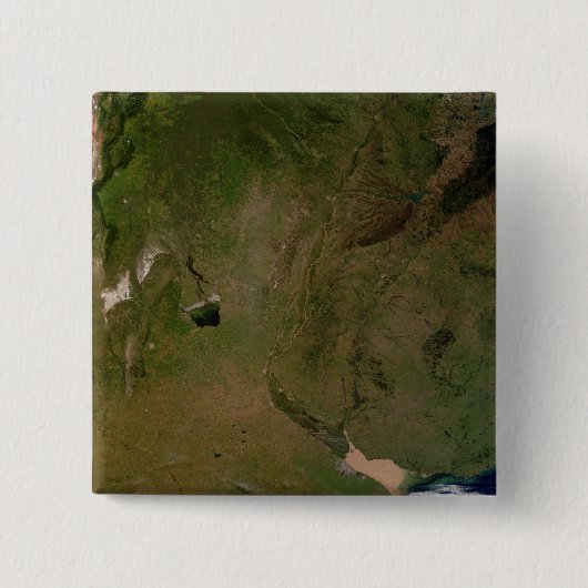 Badge Carré 5 Cm Argentine (Devant)