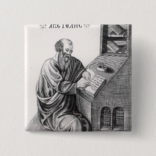 Badge Carré 5 Cm Aristote (Devant)