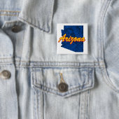 Badge Carré 5 Cm Arizona (En situation)