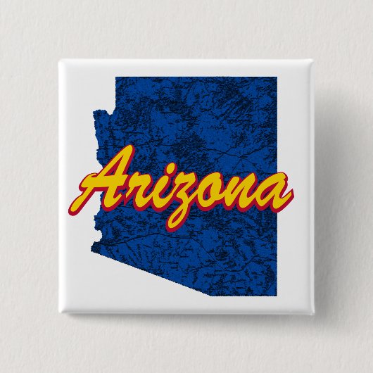 Badge Carré 5 Cm Arizona (Devant)
