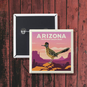Badge Carré 5 Cm Arizona vintage