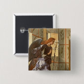 Badge Carré 5 Cm Arkhangel Gabriel, de l'annonce dipty (Devant & derrière)