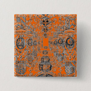 Badge Carré 5 Cm Armoiries