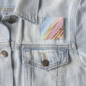 Badge Carré 5 Cm Arrière - plan rose texturé (En situation)