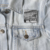 Badge Carré 5 Cm Arrivée des convicts chez Bicetre (En situation)