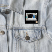 Badge Carré 5 Cm Arrose (En situation)