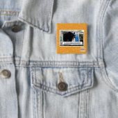 Badge Carré 5 Cm Arrose (En situation)