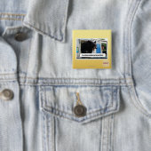 Badge Carré 5 Cm Arrose (En situation)