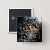 Badge Carré 5 Cm Art clé (Devant & derrière)