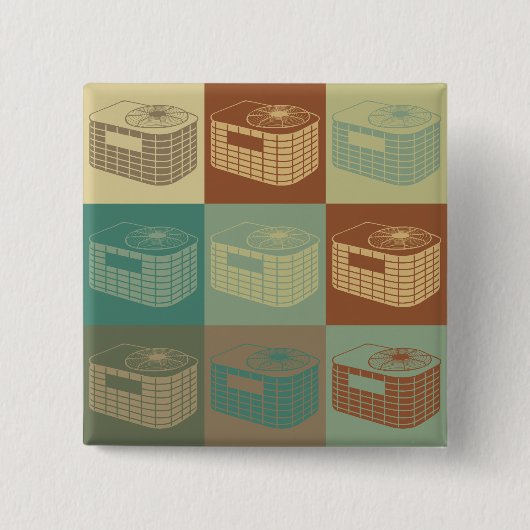 Badge Carré 5 Cm Art de bruit de la CAHT (Devant)