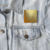 Badge Carré 5 Cm Art Or brillant (En situation)