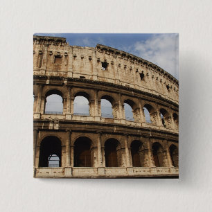 Badge Carré 5 Cm Art romain. Le Colosseum ou Flavien 2