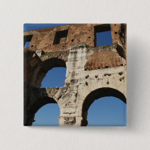 Badge Carré 5 Cm Art romain. Le Colosseum ou Flavien 5