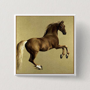 Badge Carré 5 Cm Art vintage de cheval : Whistlejacket