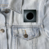 Badge Carré 5 Cm Artemis II Total Solar Eclipse (En situation)
