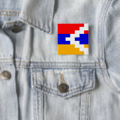 Badge Carré 5 Cm artsakh (En situation)
