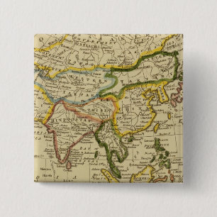 Badge Carré 5 Cm Asie 27