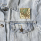 Badge Carré 5 Cm Asie 32 (En situation)