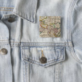 Badge Carré 5 Cm Asie 32 (En situation)