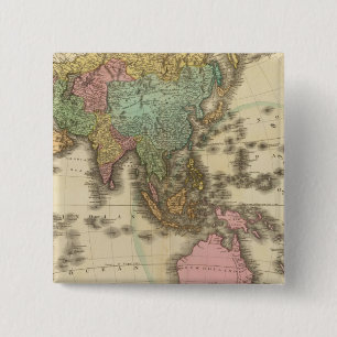 Badge Carré 5 Cm Asie 39