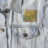 Badge Carré 5 Cm Asie 4 (En situation)