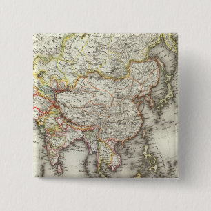 Badge Carré 5 Cm Asie 45