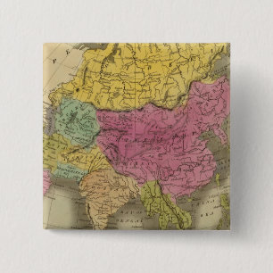 Badge Carré 5 Cm Asie 8