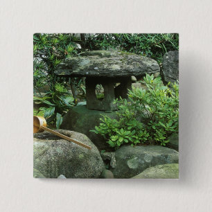 Badge Carré 5 Cm Asie, Japon, Nagasaki, Hirado, Résidence de samour