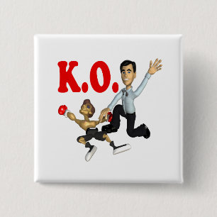 Badge Carré 5 Cm Assommez 2