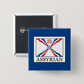 Badge Carré 5 Cm assyrien (Devant & derrière)