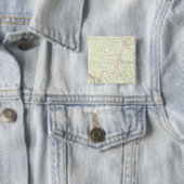 Badge Carré 5 Cm Asuay (En situation)