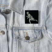 Badge Carré 5 Cm Atalanta (En situation)