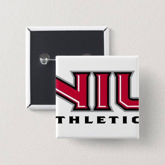 Badge Carré 5 Cm Athlétisme NIU (Devant & derrière)