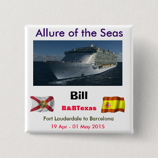 Badge Carré 5 Cm Attrait MERCI