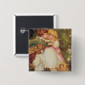 Badge Carré 5 Cm Au-dessus du mur de jardin (Devant & derrière)