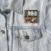 Badge Carré 5 Cm Audition, 1617 (En situation)