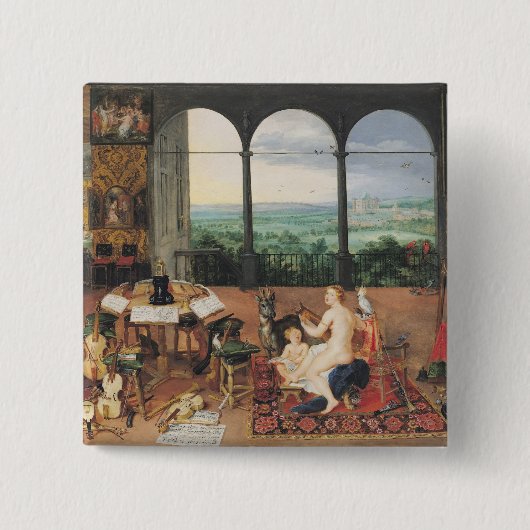 Badge Carré 5 Cm Audition, 1617 (Devant)